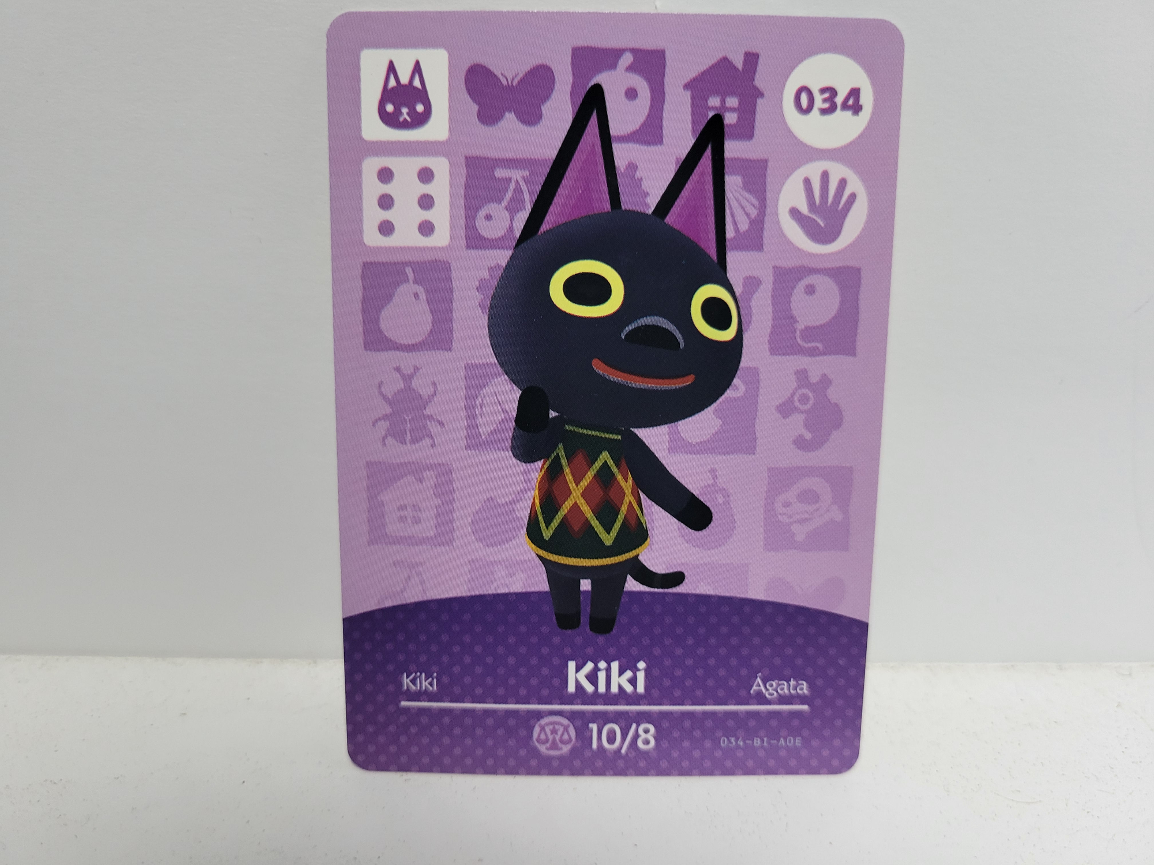 Kiki Animal Crossing Amiibo card 