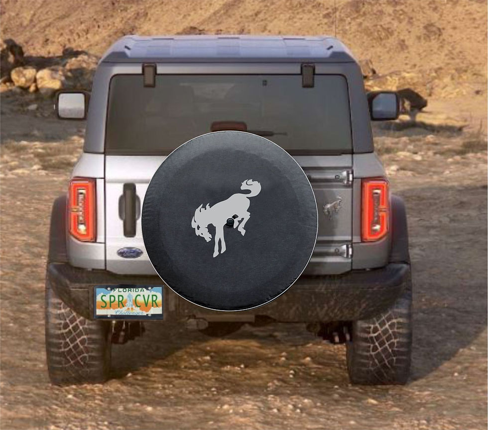 Thumbnail: Brawny Bucking Bronco - US Made SpareCover® - Heavy Endurance Vinyl Tir