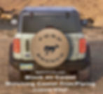 Thumbnail: Camel-Hyde Spare Tire Cover for Classic Ford Bronco - Black Print, Made in USA