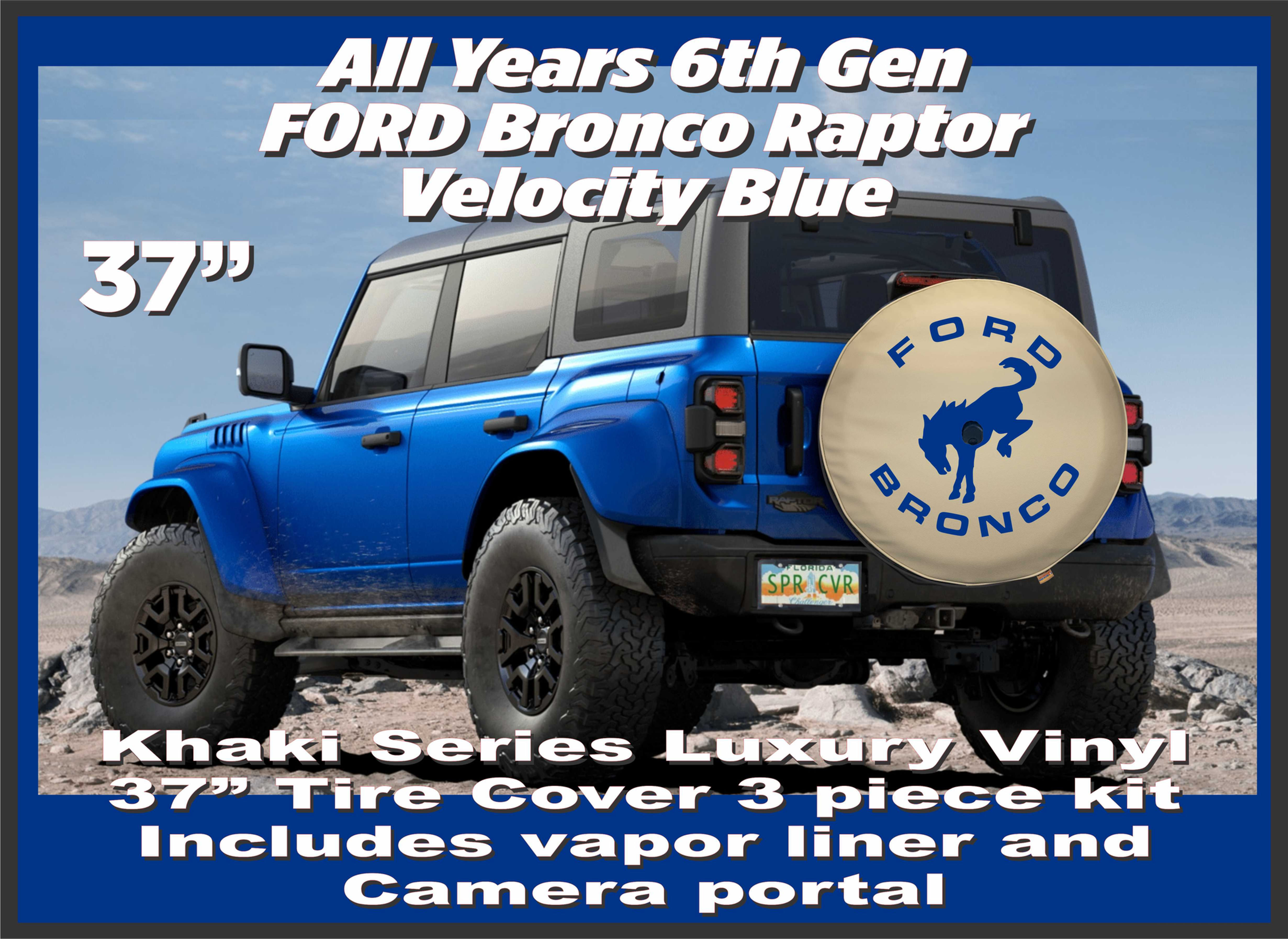 Khaki Series Velocity - US Made SpareCover® Brand - Made for ALL Years