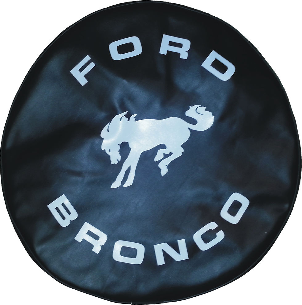 Thumbnail: Blak BRONCO - US Made SpareCover® -  Luxury Vinyl Tire Cover