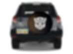 Thumbnail: BR - Transformers Autobot - Black Denim Vinyl Tire Cover