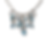 Front view of Egyptian Turquoise Floral necklace