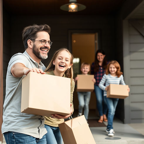 a happy family moving into their new home.jpg