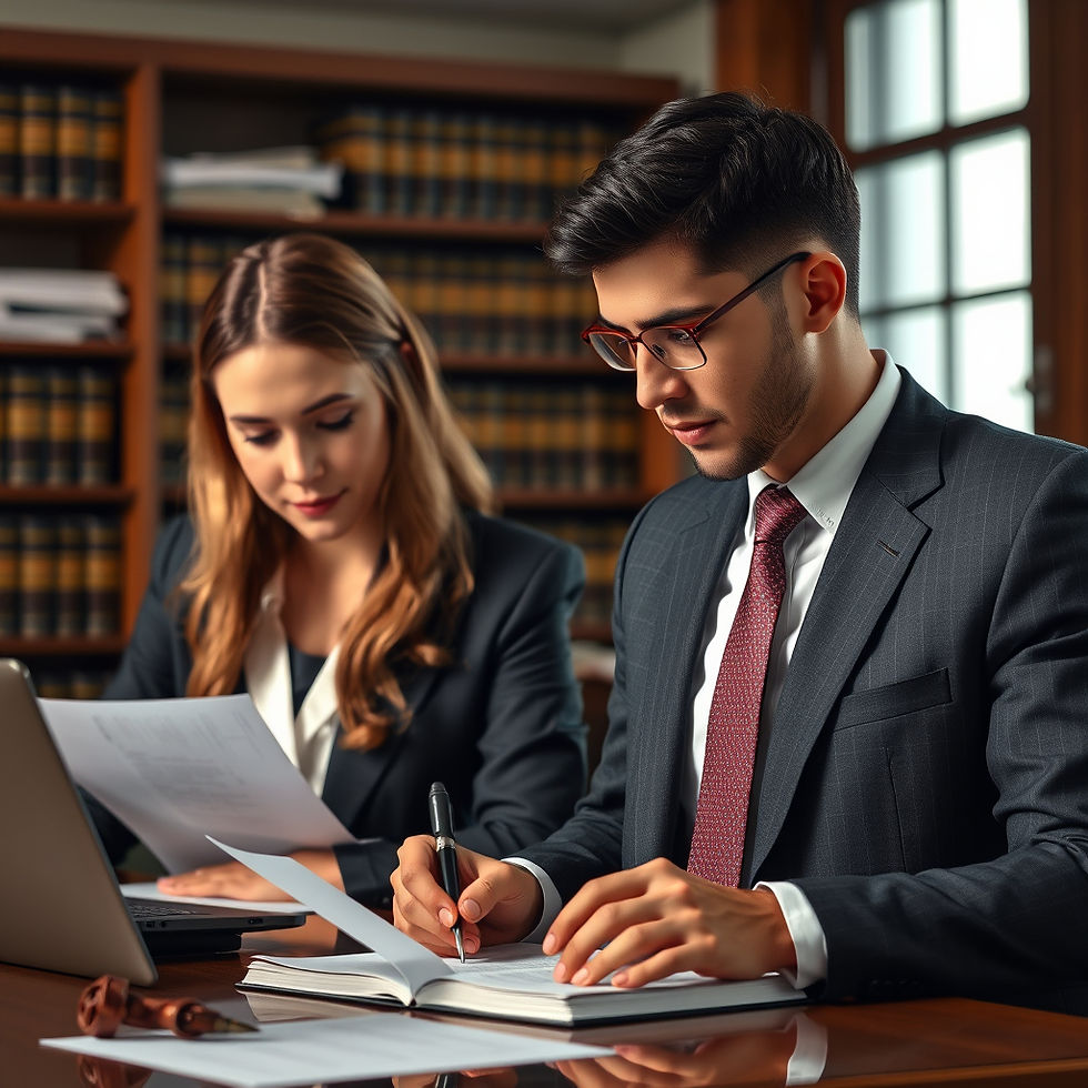 Realistic Attorneys Researching Laws.jpg