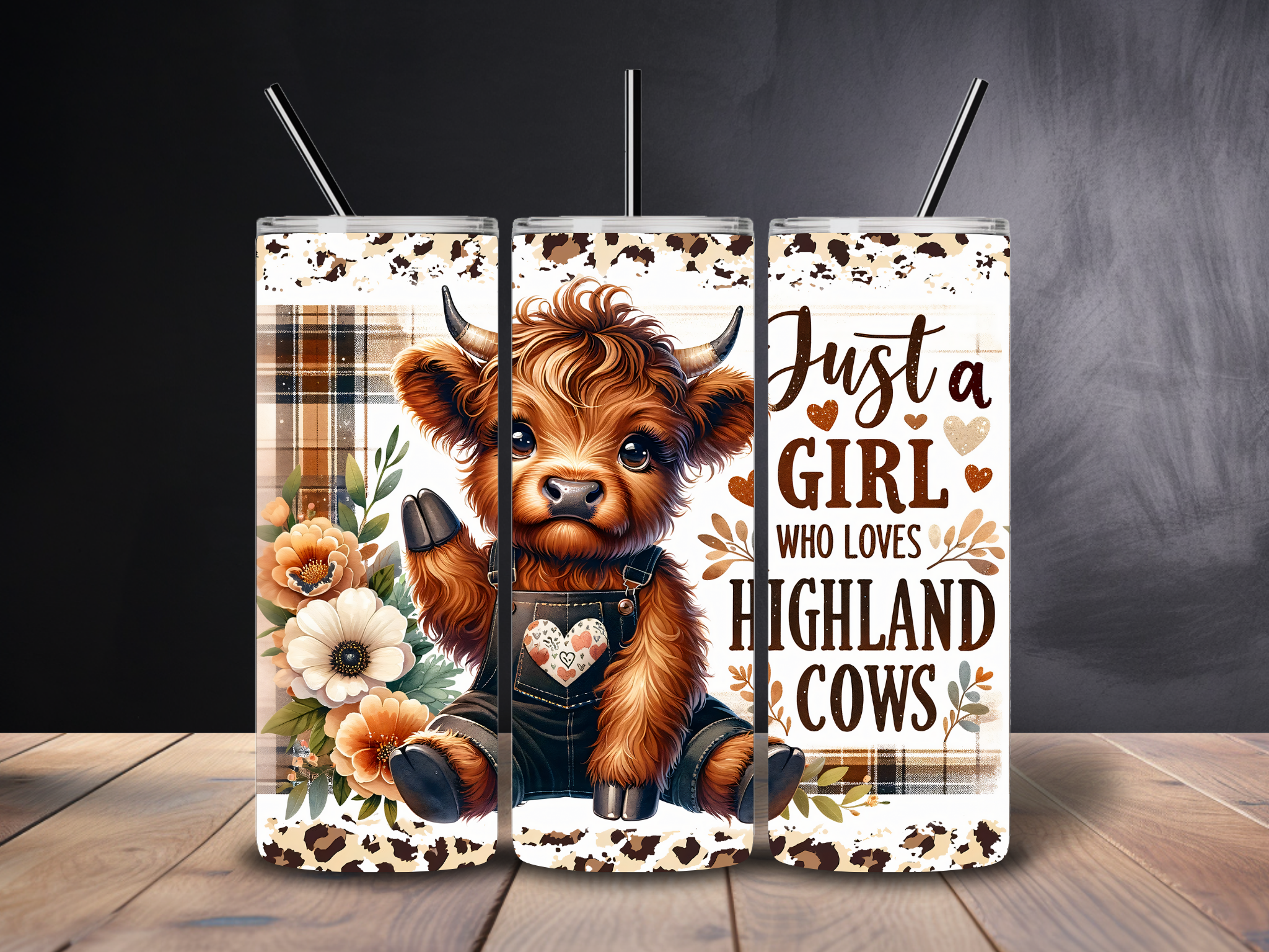 Highland Cow 20oz Tumbler