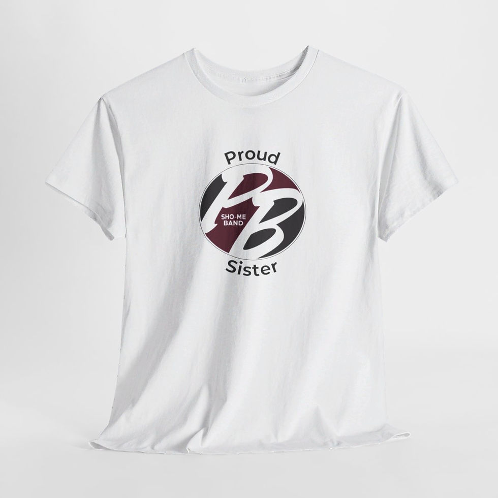 Thumbnail: Sho-Me Band 'Proud Sister' Heavy Cotton Tee, Unisex