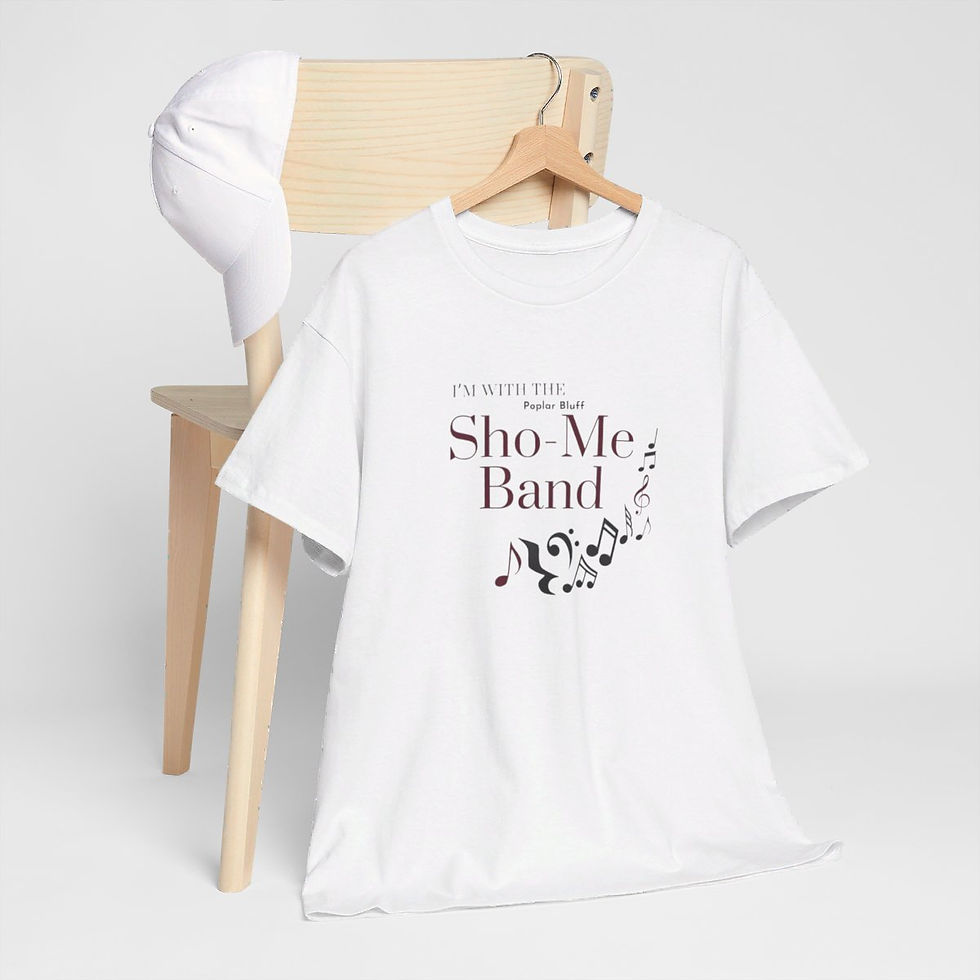 Thumbnail: 'I'm with the Poplar Bluff Sho-Me Band' Heavy Cotton Tee