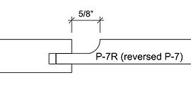 Panel Profile Specification Drawing in  P7R