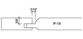 Panel Profile Specification Drawing in P19