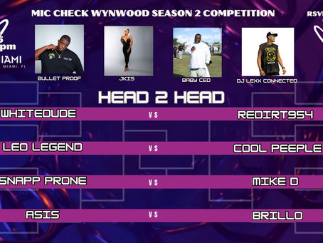 DAY 4 CALL TIME FINALS OF MIC CHECK WYNWOOD COMPETITION