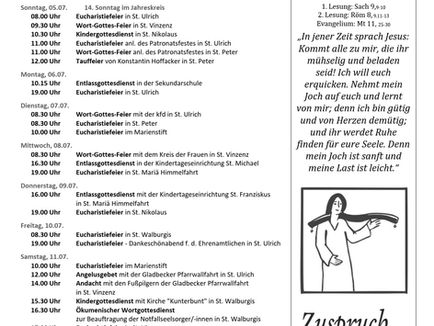 14. Sonntag im Jahreskreis