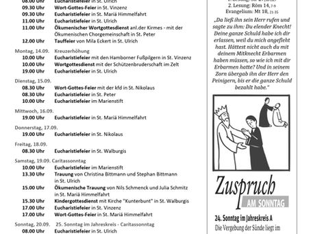 24. Sonntag im Jahreskreis