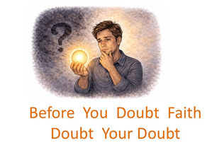 BEFORE YOU DOUBT FAITH - DOUBT YOUR DOUBT