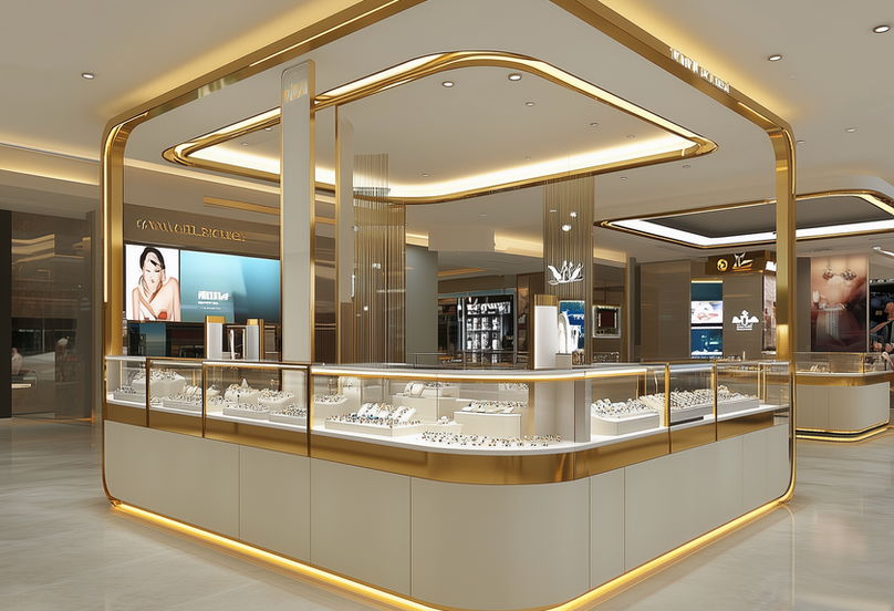 Shopping Mall Jewelry Kiosk