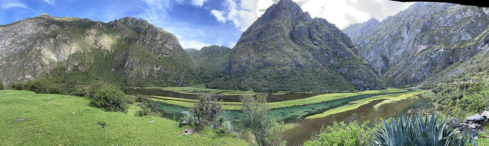 Andean clear river