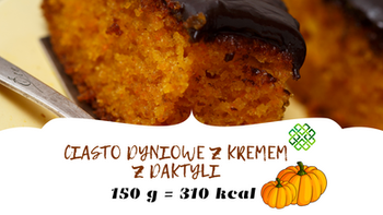 🧁Fit-Babeczki🧁 Ciasto dyniowe z kremem z daktyli