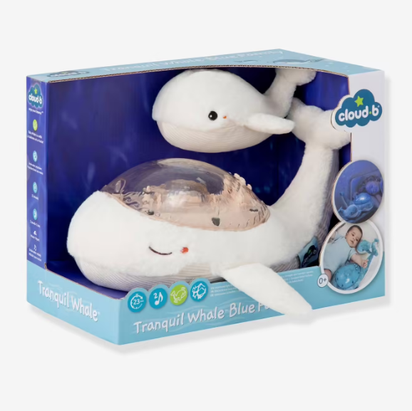 Miniature : Veilleuse peluche baleine blanche