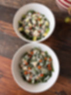 TUSCAN KALE, CRISPY CHICKPEA & CHICKEN SALAD