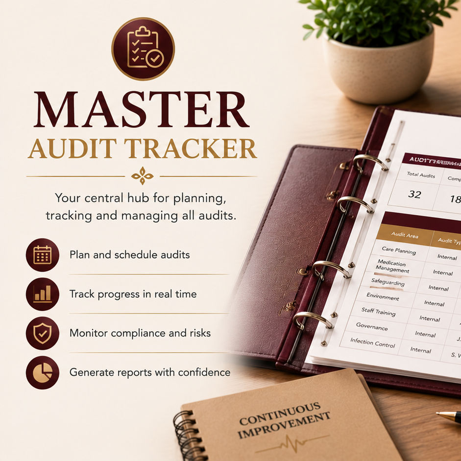Master Audit Tracker: planning, tracking, monitoring, reporting