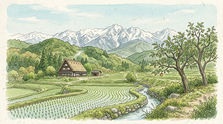 里山の風景