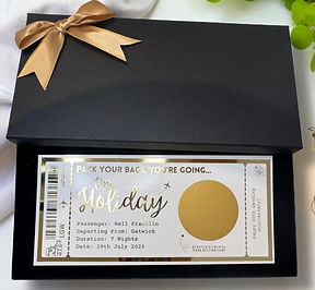 Personalized Surprise Boarding Pass