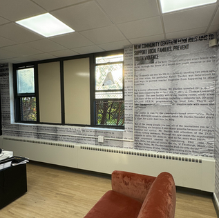 Vinyl wall graphic mural