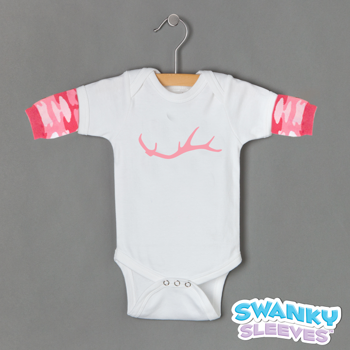 Thumbnail: Swanky Sleeves™ Pink Flocked Antler (more colors)