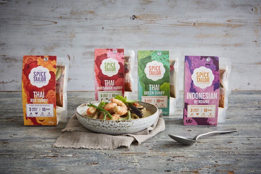 Spice tailor south-east Asian range of products 