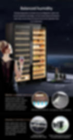 Thumbnail: RACHING SD800 - Smart Cigar Humidor & Wine Cooler (1600 cigars / 130 bottles)