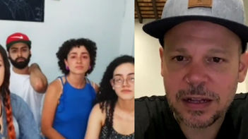 Residente lloró entrevistando a la familia de Lucas Villa, la cara del paro nacional en Colombia
