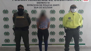 Capturan en Simití a la mujer que se grabó agrediendo a su bebé de un año