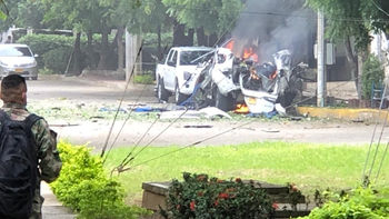 Carro bomba explota en brigada militar en Cúcuta