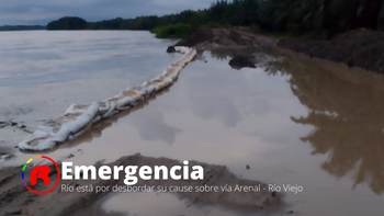 Río Viejo: al borde de una inundación