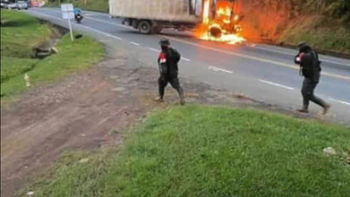 ELN habría atacado vehículo en la Panamericana