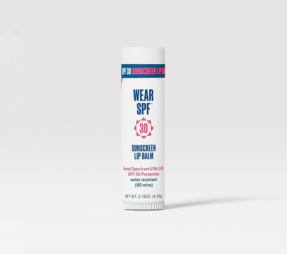 Sunscreen chapstick