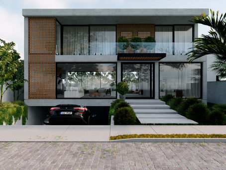 Escritório de Arquitetura Projeta Casa de Alto Padrão - Casa Glass - Arquiteto em Palhoça