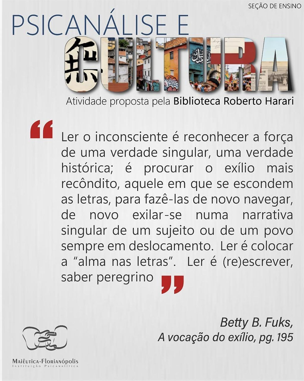 O Grupo de Leitura da Biblioteca Roberto Harari