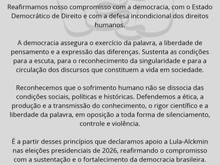 MANIFESTO EM DEFESA DA DEMOCRACIA