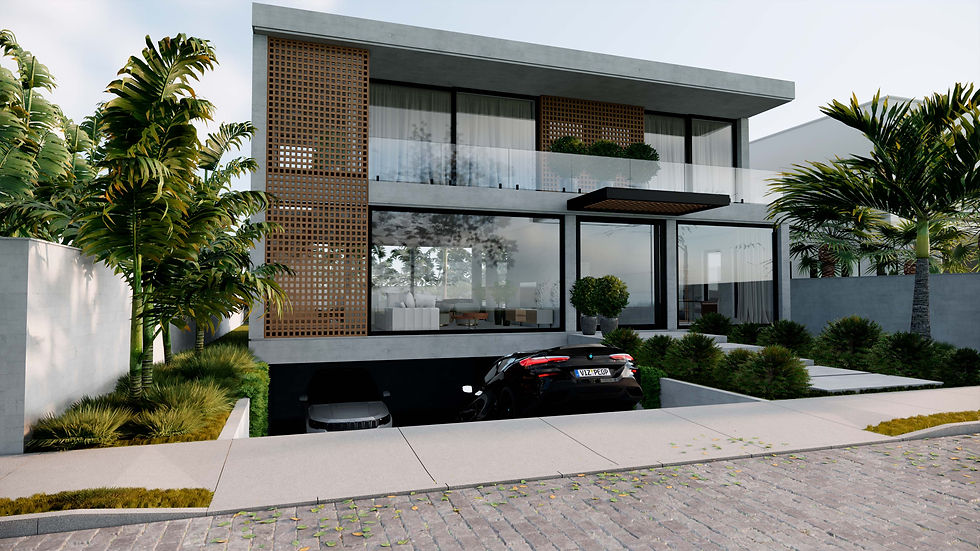 Escritório de Arquitetura Projeta Casa de Alto Padrão - Casa Glass - Arquiteto em Palhoça