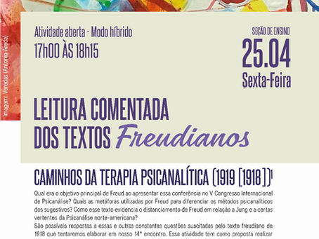 LEITURA COMENTADA DOS TEXTOS Frendianos