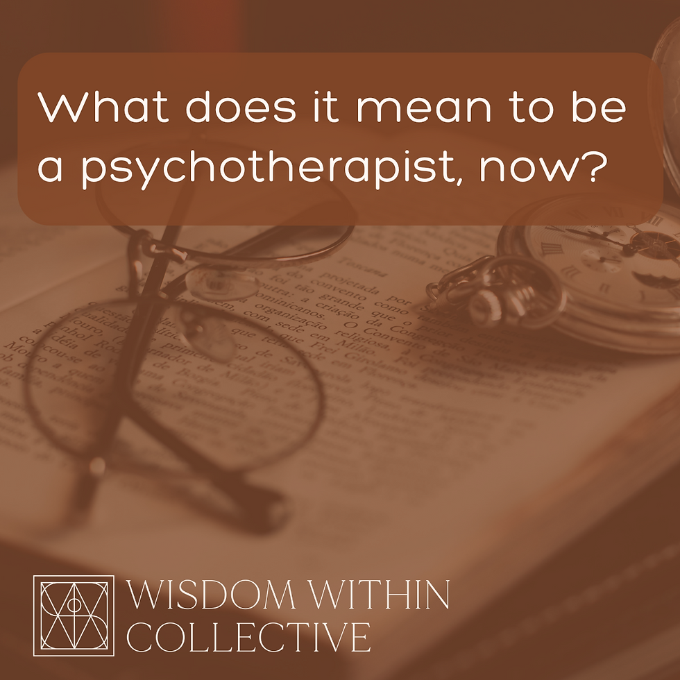 Exploring the evolving role and significance of psychotherapists today, featuring insights from Wisdom Within Collective.