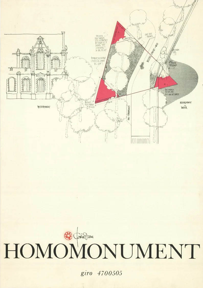 Homomonument tekening