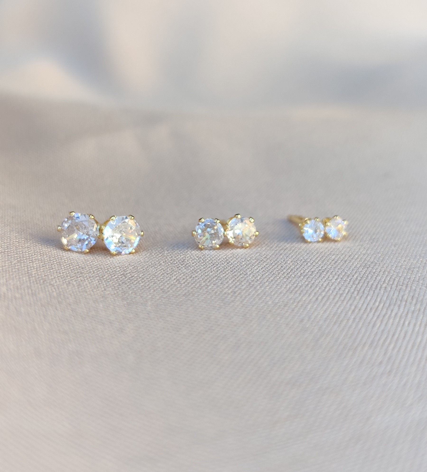 Brinco Trio Pino de Zircônia