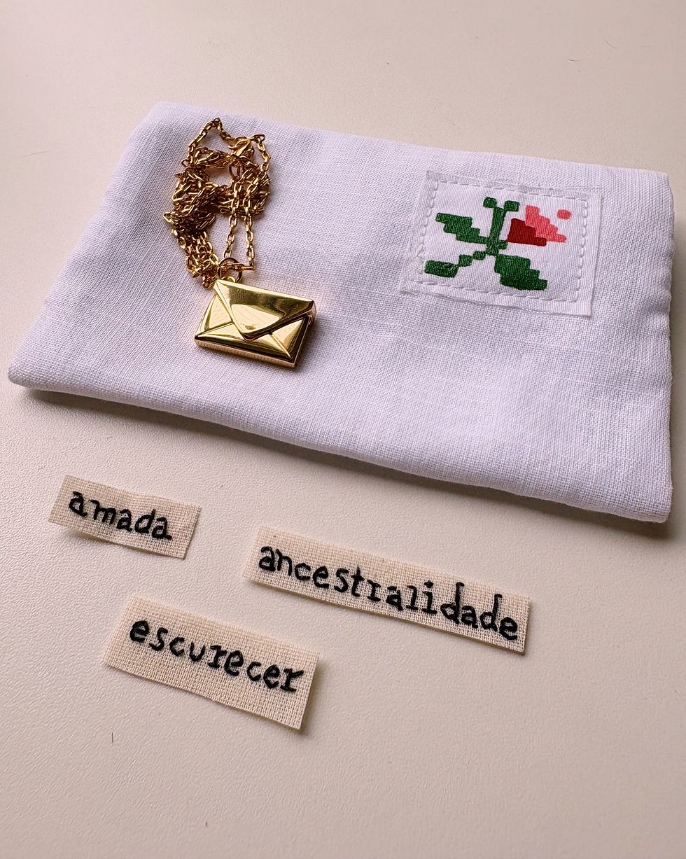 Miniatura: Cartas para si mesma - colar