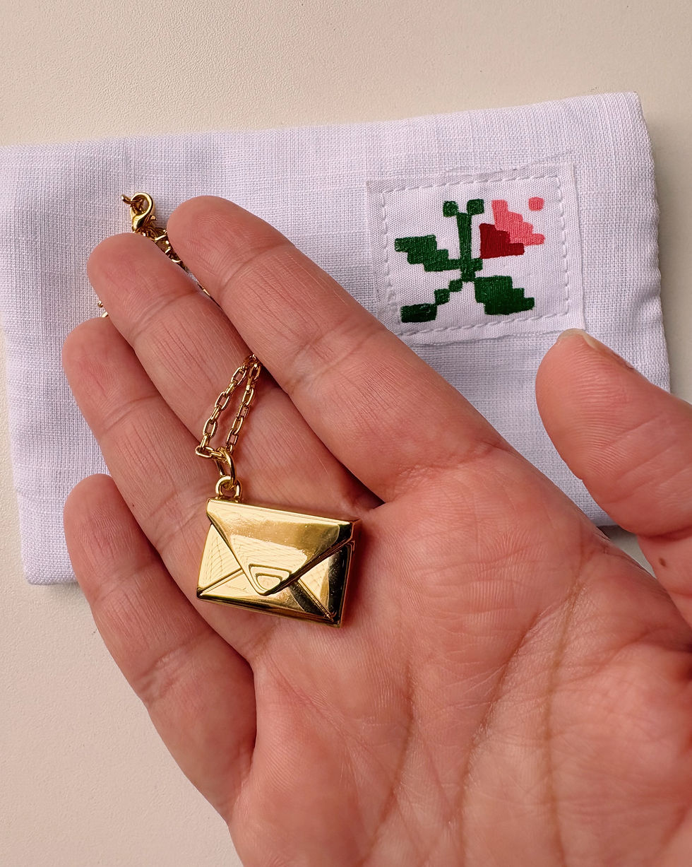 Miniatura: Cartas para si mesma - colar