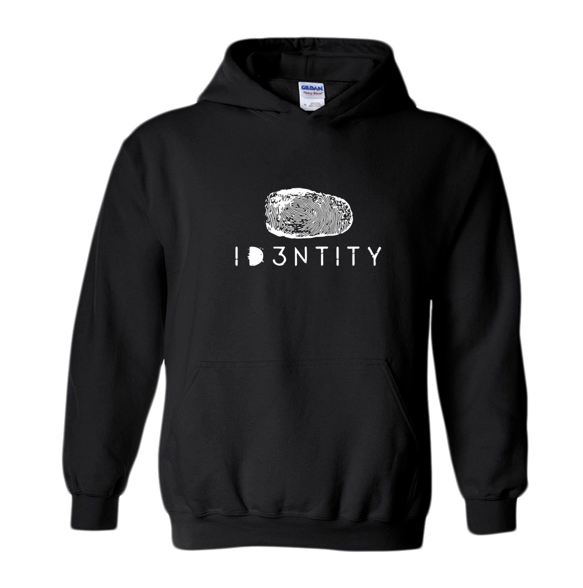 Black iD3NTiTY LOGO Hoodie