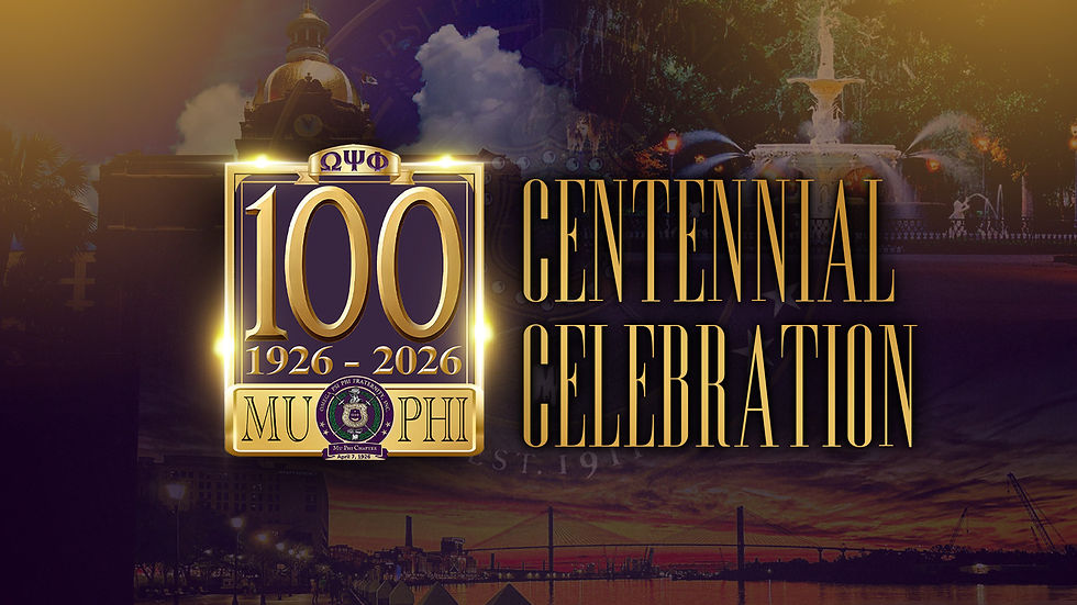 Mu Phi Chapter Centennial Celebration