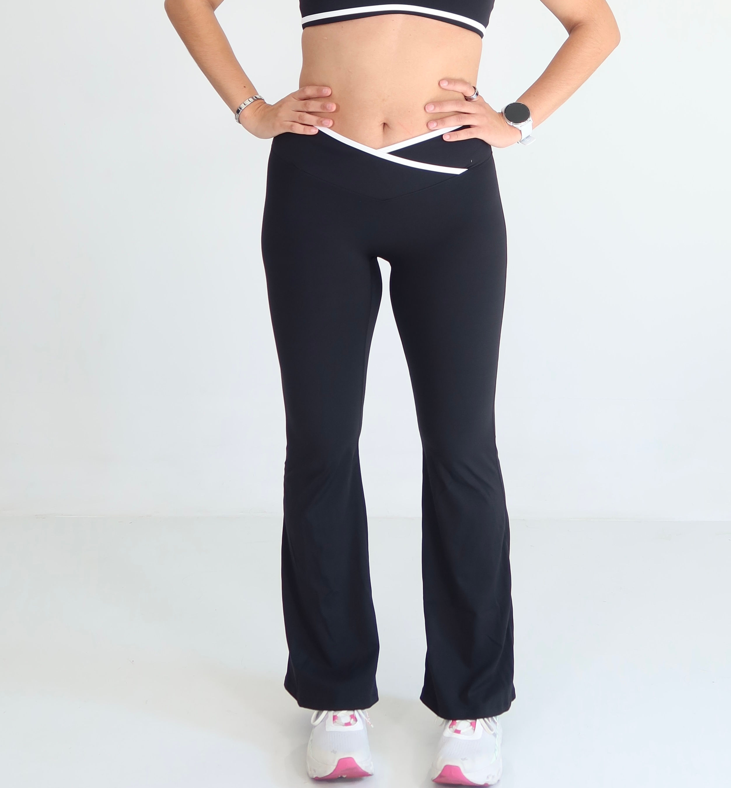 Black Sculpt Flare Leggings