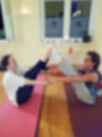 Yoga Zentrum Oberlaa Schülerinnen im Yogakurs Wien